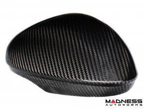 Alfa Romeo Giulia Mirror Covers - Carbon Fiber - Caps - Feroce Carbon Alfa Romeo Giulia Mirror Covers - Carbon Fiber - Caps - Feroce Carbon